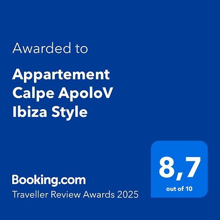 Appartement Calpe Apolov Ibiza Style ภายนอก รูปภาพ