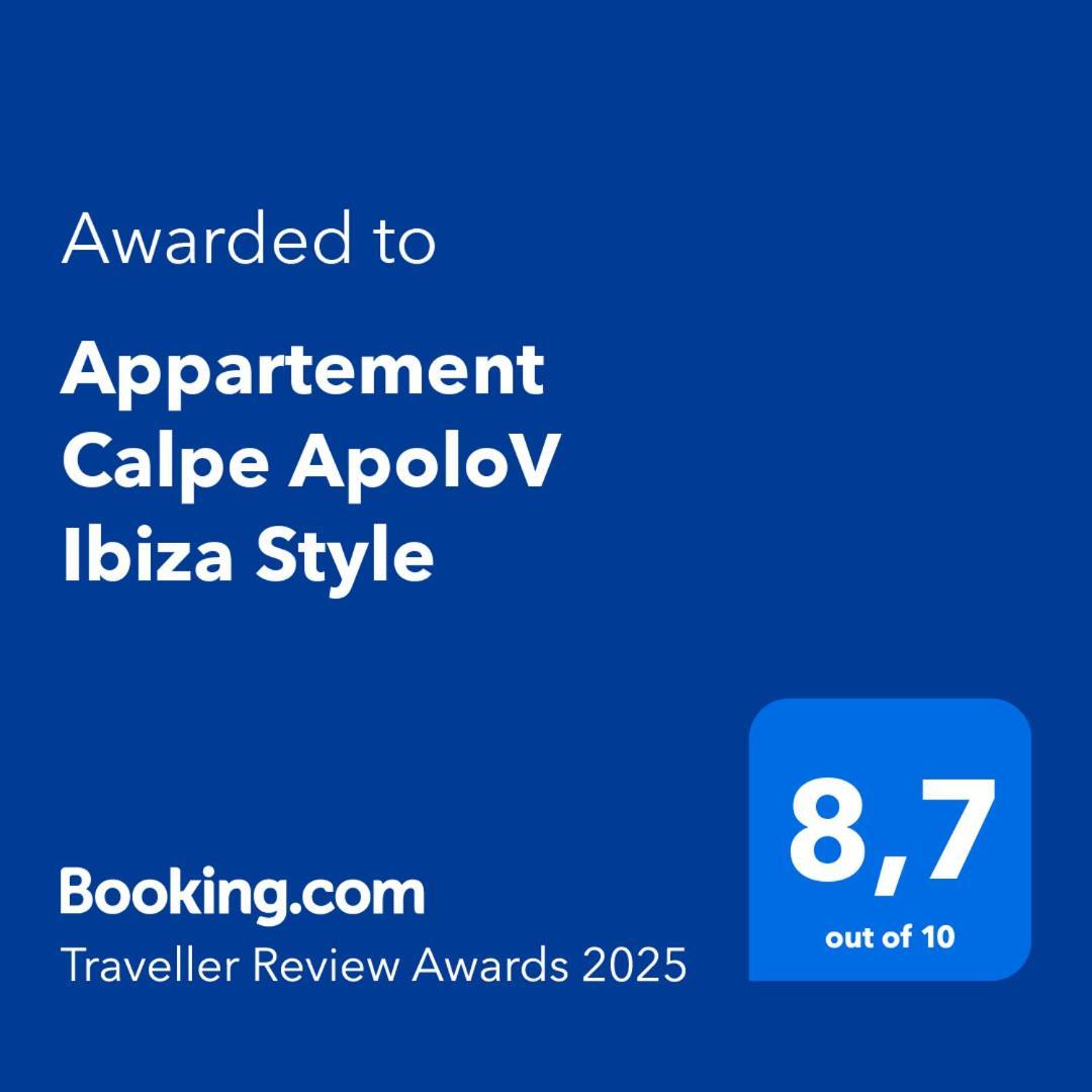 Appartement Calpe Apolov Ibiza Style ภายนอก รูปภาพ